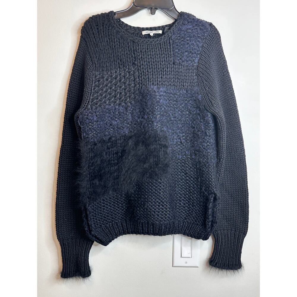Helmut Lang Patchwork Angora Sweater - image 1